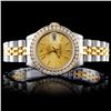 Image 1 : Rolex YG/SS DateJust Diamond Ladies Watch