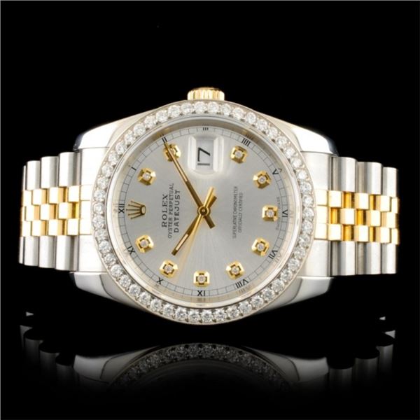 Rolex DateJust 116233 18K YG/SS Diamond 36MM Watch