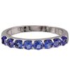 Image 1 : 14k White Gold 0.85ct Tanzanite Ring