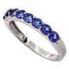 Image 2 : 14k White Gold 0.85ct Tanzanite Ring