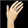 Image 4 : 14K Gold 1.14ct Sapphire & 1.82ctw Diamond Ring
