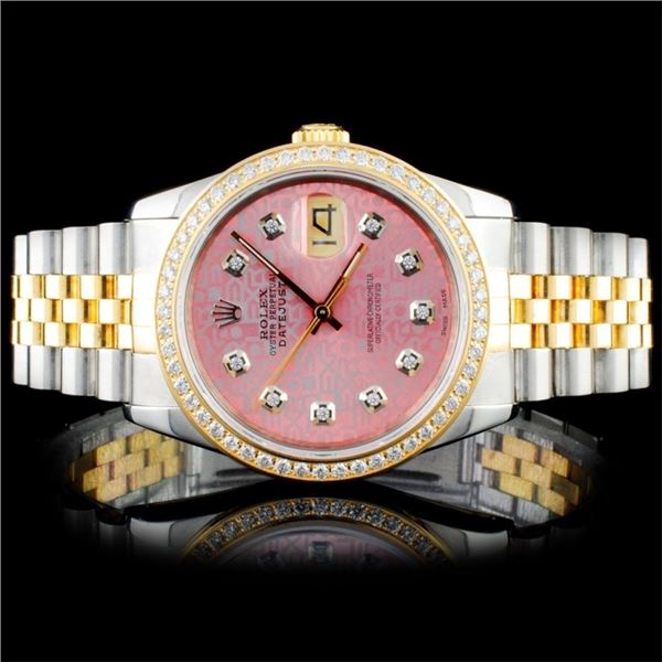 Rolex DateJust Diamond 36mm Wristwatch