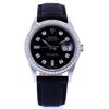 Image 2 : Rolex DateJust Diamond Black Strap 36MM Wristwatc