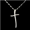 Image 1 : 14K Gold 0.69ctw Diamond Pendant
