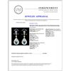 Image 3 : 14K Gold 13.79ct Aquamarine & 0.71ctw Diamond Earr