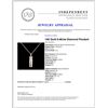 Image 4 : 14K Gold 0.46ctw Diamond Pendant