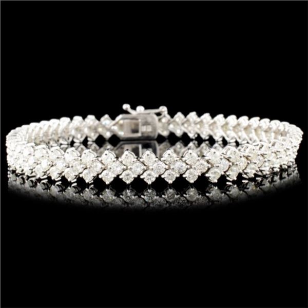 18K Gold 6.00ctw Diamond Bracelet