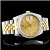 Image 2 : Rolex DateJust 116233 YG/SS Diamond 36MM Watch