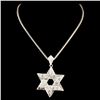 Image 2 : 14K Gold 2.99ctw Diamond Pendant