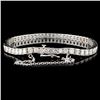 Image 2 : 14K Gold 5.67ctw Diamond Bracelet