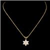 Image 2 : 14K Gold 0.24ctw Diamond Pendant
