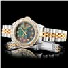 Image 2 : Rolex YG/SS DateJust 2.00ct Diamond Ladies Watch