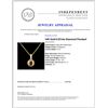 Image 4 : 14K Gold 0.87ctw Diamond Pendant