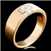 Image 3 : 14K Gold 0.05ctw Diamond Ring