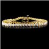 Image 1 : 14K Yellow Gold 1.00ctw Diamond Bracelet