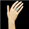 Image 4 : 18K Gold 2.23ct Emerald & 1.79ctw Diamond Ring