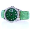 Image 2 : Rolex DateJust Diamond Lizard Green 36MM Watch