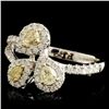 Image 2 : 18K Gold 0.81ctw Fancy Diamond Ring