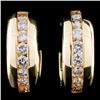 Image 2 : 14K Gold 1.31ctw Diamond Earrings