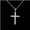 Image 1 : 14K Gold 0.51ctw Diamond Pendant