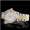 Image 2 : Rolex YG/SS DateJust Diamond Mid-Size 31MM Watch