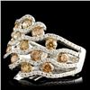 Image 2 : 14K Gold 1.57ctw Diamond Ring