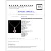 Image 4 : 18K Gold 3.02ct Sapphire & 1.41ctw Diamond Pendant