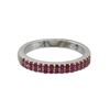 Image 1 : 14k White Gold 0.40ctw Ruby Ring