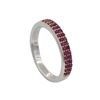 Image 2 : 14k White Gold 0.40ctw Ruby Ring