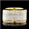 Image 1 : 18K Gold 4.49ctw Diamond Ring