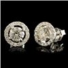 Image 2 : 18K Gold 1.51ctw Diamond Earrings