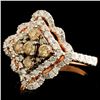 Image 2 : 14K Gold 1.19ctw Diamond Ring