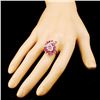 Image 3 : 14K Gold 1.92ct Ruby & 0.35ctw Diamond Ring