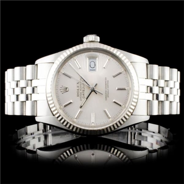 Rolex Stainless Steel DateJust 36mm Wristwatch