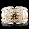 Image 1 : 18K Gold 2.13ctw Diamond Ring