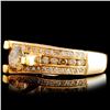 Image 2 : 14K Gold 1.72ctw Diamond Ring