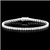 Image 1 : 18k White Gold 8.00ct Diamond Bracelet