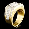 Image 1 : 18K Gold 6.30ctw Diamond Ring