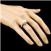 Image 3 : 14K Gold 11.00MM Pearl & 0.94ctw Diamond Ring