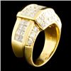 Image 1 : 18K Gold 3.11ctw Diamond Ring