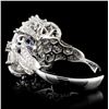 Image 3 : 18K White Gold 2.01ct Sapphire & 1.77ct Diamond Ri