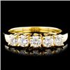 Image 1 : 18K Gold 0.65ctw Diamond Ring