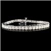 Image 1 : 14K Gold 5.00ctw Diamond Bracelet