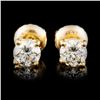 Image 1 : 14K Gold 0.72ctw Diamond Earrings