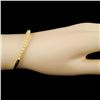 Image 3 : 14K Gold 0.78ctw Diamond Bangle