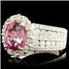 Image 2 : 18K Gold 2.03ct Spinel & 1.11ctw Diamond Ring