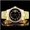 Image 1 : Rolex Day-Date 18K YG Diamond 36MM Watch