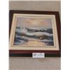 Image 4 : Two Framed Paintings Of The Ocean - 14 3/4W x 12 3/4H (Bigger Picture)