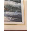 Image 5 : Two Framed Paintings Of The Ocean - 14 3/4W x 12 3/4H (Bigger Picture)