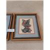 Image 3 : Two Needle Point Pictures Of Dogs - 10W x 11H